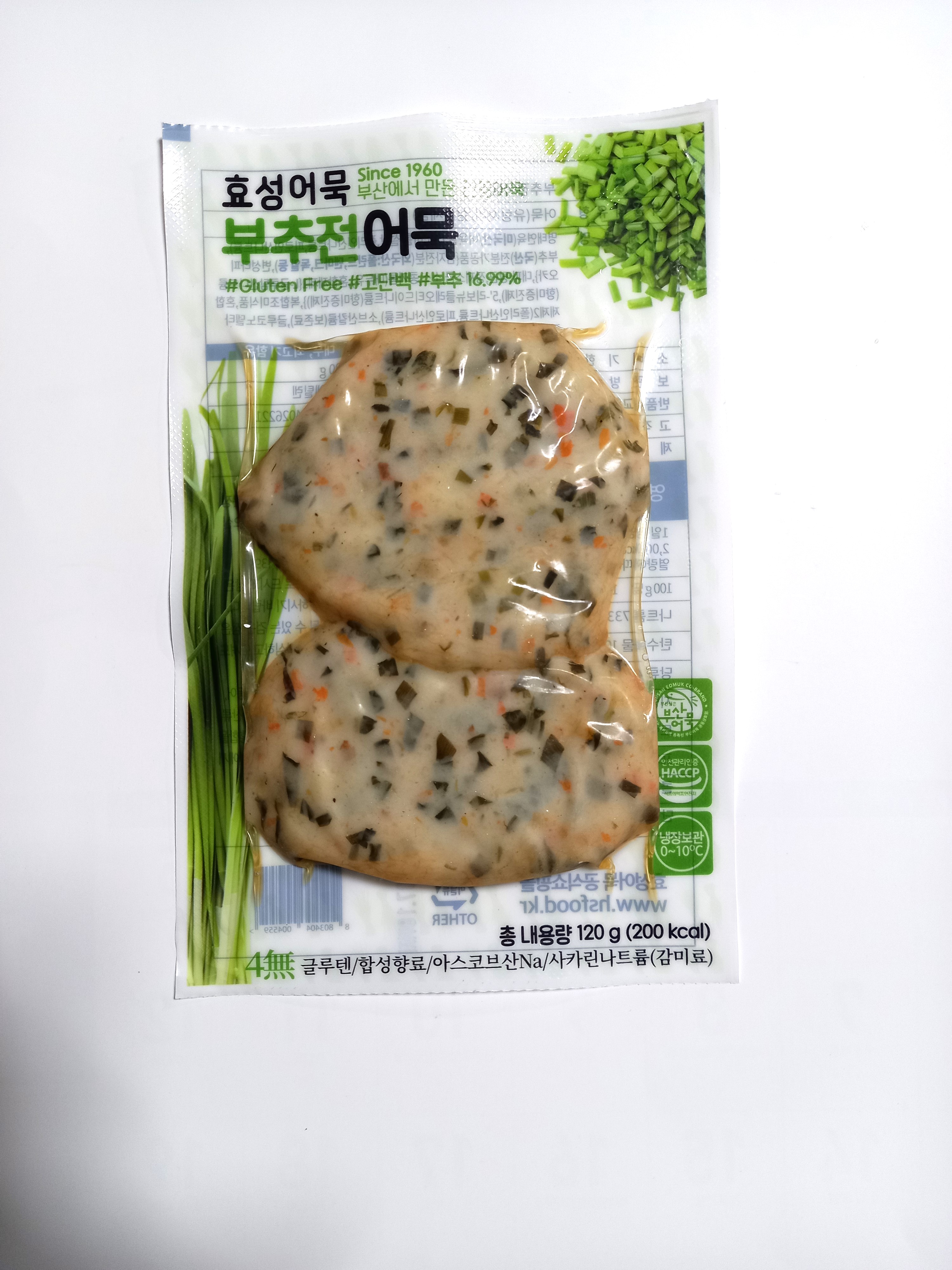 효성어묵  부추전어묵 120g